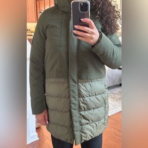 adidas Olive Puffer Jacket